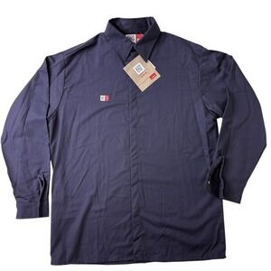 Big Bill Westex FR Flame Resistant Food Processing Long Sleeve Shirt Mens L